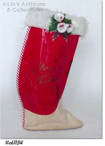 VINTAGE CHRISTMAS STOCKING CHRISTMAS BOOT