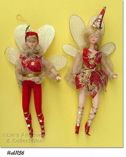 Two Silvestri Fairies Ornaments