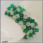 Vintage Glass Beads Expansion Bracelet