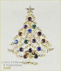 EISENBERG ICE – MULTI-COLOR CHRISTMAS TREE PIN