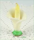 Vintage Gurley White Calla Lily Easter Candle