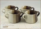 McCoy Pottery Set of 4 Soup Bowls