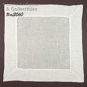 HEIRLOOM QUALITY WEDDING HANDKERCHIEF