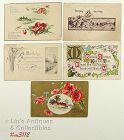 Vintage Birthday Cards Lot of 5 Postmark 1909 1910 1914 1919