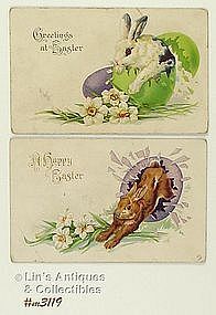 TWO EASTER POSTCARDS