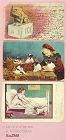 Three Vintage Postcards with Dogs Dated 1907 and 1925