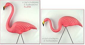 Vintage Yard Pink Flamingos Two in Original Box