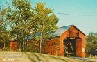 Covered Bridge Postcard James Bridge Jennings Co Indiana