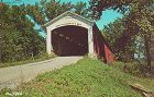 Covered Bridge Postcard Conleys Ford Bridge Parke Co Indiana