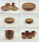 McCoy Pottery 20 Pieces Canyon Dinnerware Service For 4