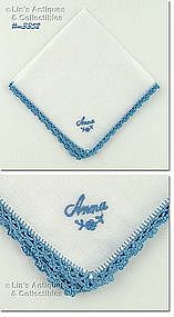 MONOGRAMMED HANDKERCHIEF FOR ANNA