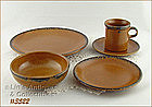 McCOY POTTERY – CANYON DINNERWARE FOR 4