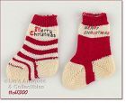 Mini Christmas Stockings Socks Lot of 2