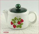 McCoy Pottery Strawberry Country Teapot