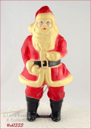 Vintage Christmas Santa Light