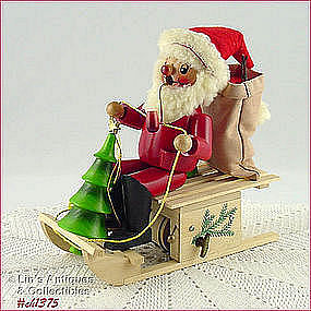 WEST GERMANY STEINBACH “SMOKING” SANTA IN ORIGINAL BOX