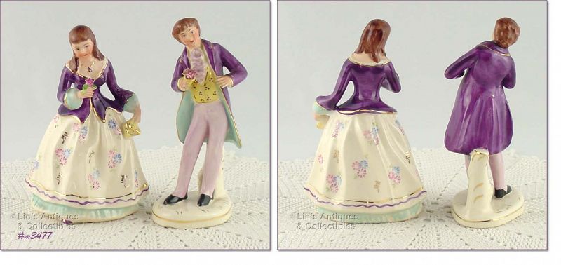 Coventry Anatole and Camille Courting Couple Figurines