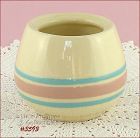 McCoy Pottery Pink and Blue Sugar no lid