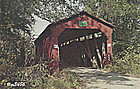 Covered Bridge Postcard Putnam County Indiana