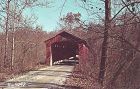 Vintage Covered Bridge Postcard Putnam Co Indiana