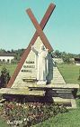 Vintage Postcard Father Marquette Shrine St Ignace MI