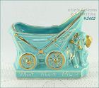 McCoy Pottery What About Me Planter Gold Trm