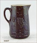 McCoy Pottery Grapes and Leaves Stoneware Pitcher