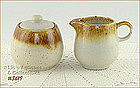 McCOY POTTERY – GRAYSTONE CREAMER AND SUGAR