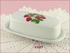 McCoy Pottery Strawberry Country Butter Dish