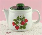 McCoy Pottery Strawberry Country Teapot
