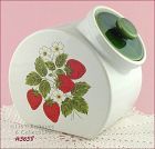 McCoy Pottery Strawberry Country Cookie Jar Canister