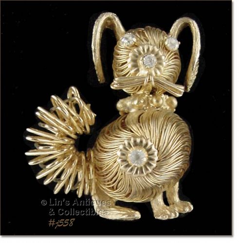 WEISS â FIGURAL PIN SHAPED LIKE A DOG