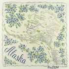 State Souvenir Hanky Alaska