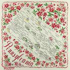 State Souvenir Handkerchief Pennsylvania