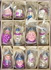 12 Vintage Lauscha Germany Glass Circus Theme Ornaments MIB