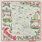 State Souvenir Hanky Minnesota