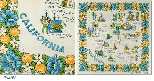 State Souvenir Hanky California