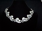 Ledesma Vintage Mexican Silver Swirl Necklace