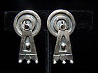 Victoria Vintage Mexican Silver Design #2 Earrings