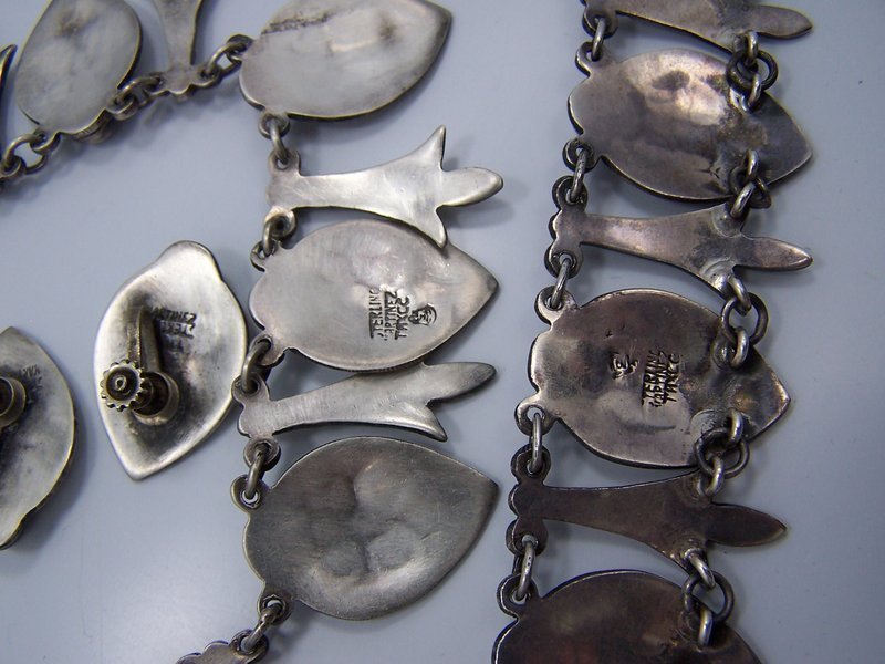Felipe Martinez Vintage Mexican Silver Necklace