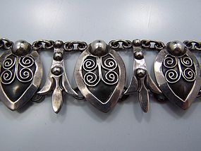 Felipe Martinez Vintage Mexican Silver Bracelet