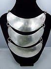 Vintage Mexican Israel South American Sterling Necklace