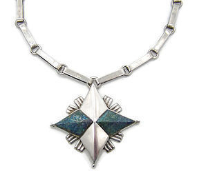 William Spratling Vintage Mexican Silver Star Necklace