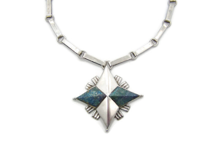 William Spratling Vintage Mexican Silver Star Necklace