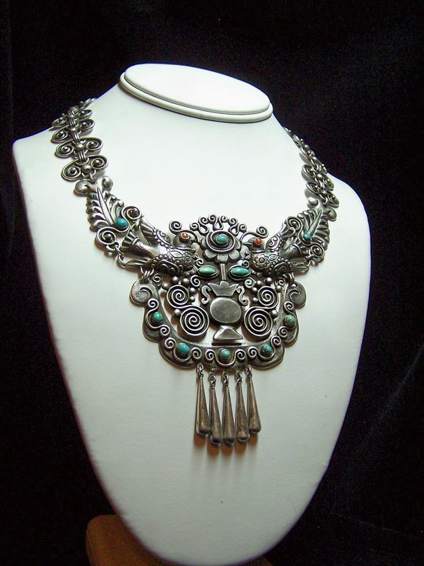 Matilde Poulat Matl Vintage Mexican Silver Necklace