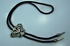 Miguel Bolo Tie Vintage Mexican Silver