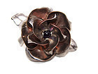 Los Castillo Vintage Mexican Silver Rose Bracelet Rare