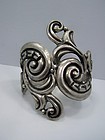 EDP Vintage Mexican Silver Clamper Bracelet