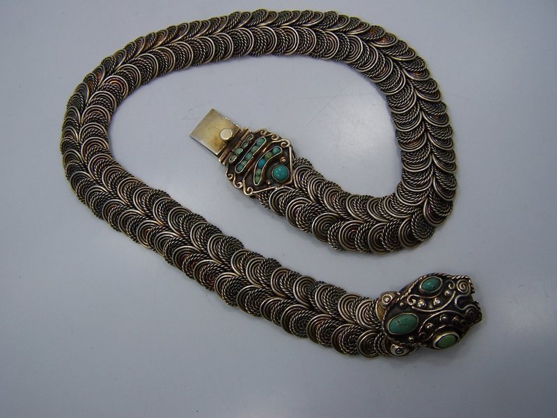 Matilde Poulat Vintage Mexican Silver Necklace Matl