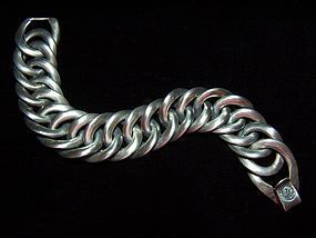 William Spratling Vintage Mexican Silver Chain Bracelet